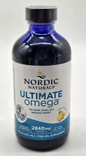 Nordic Naturals Ultimate Omega 2840mg Omega-3 8oz / 237mL 10/2026+ NEW SEALED
