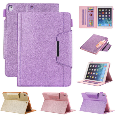 Glitter Case For Apple iPad A16/10/9/8/7th Gen Air 11/13 inch Folio Stand Cover