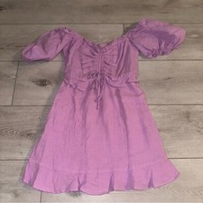 Show Me Your Mumu Sophie Bright Lilac Purple Mini Dress Women's X-Small XS