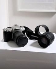 UNTESTED for PARTS: Pentax MZ-50 SLR 35mm Film Camera  Sigma 70-210mm Lens