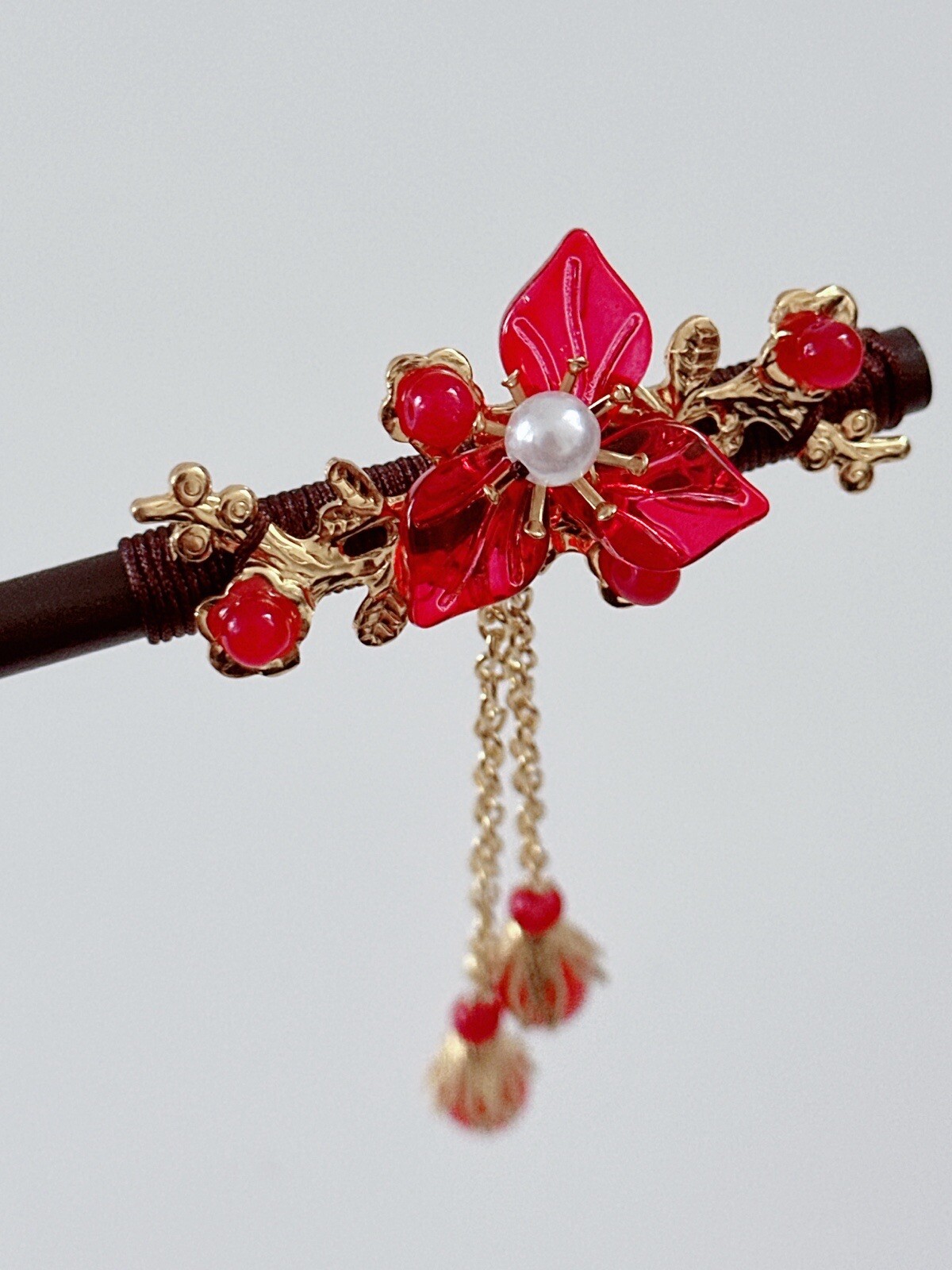 Women Oriental Bun Asian Chinese Costume Qipao Match Updo Hair U Pin Chop Stick