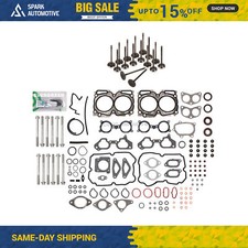 Head Gasket Set Intake Exhaust Valves Fit 04-06 Subaru Turbo 2.5l Dohc Ej255