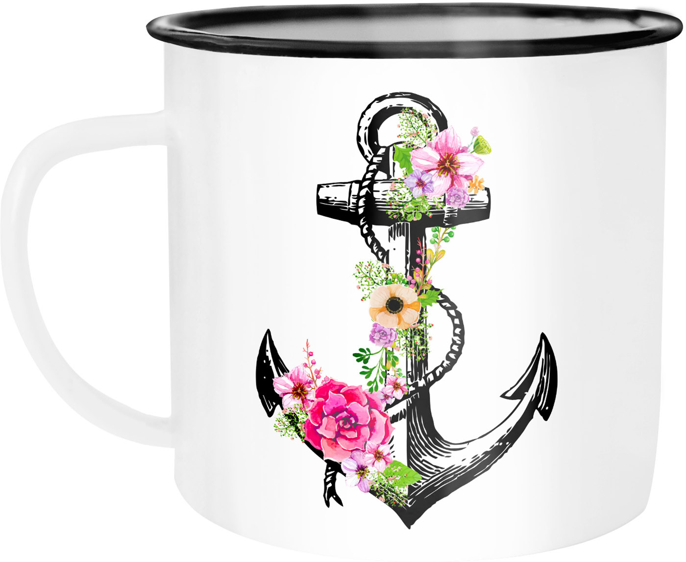 Письмо от Тассе Бехер Анкер Блюмен Якорь Цветочная акварель Кофе-Тассе Аутига 3590₽