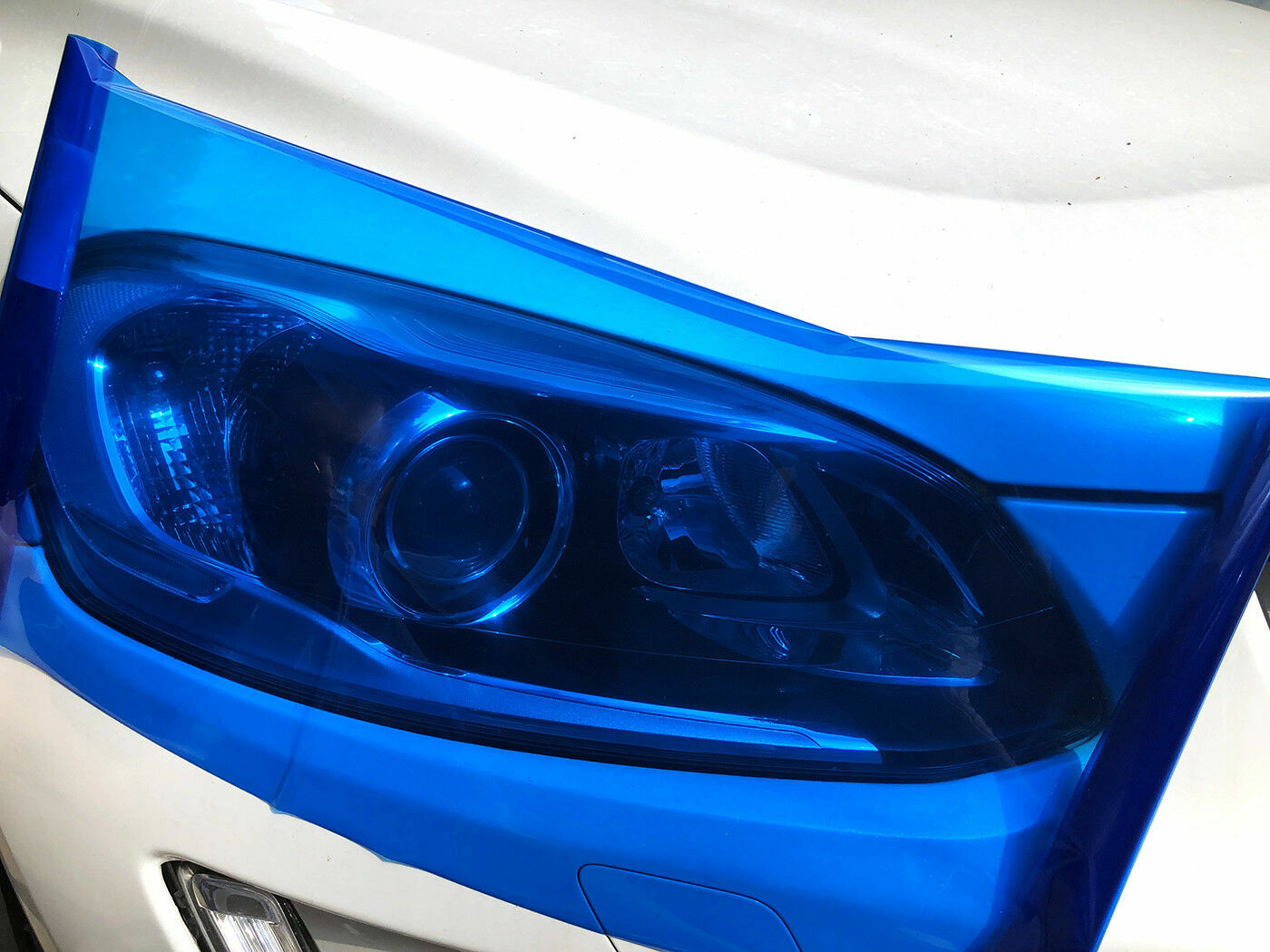 12"x48" Dark Blue Car Headlight Tint Film Taillight ColorChanging