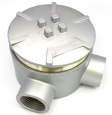 GEDNEY EXL-100A 1'' EXPLOSION PROOF ALUMINUM OUTLET BODY L-TYPE