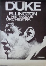 DUKE ELLINGTON 1971 German A1 Concert poster GUNTHER KIESER NM