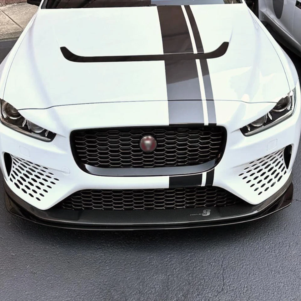 Kit de 8 rayas de vinilo calcomanías 8" Offset Rally Sport SV Project para Jaguar XE XF XFR Foto 4 de 4