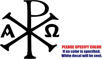 Vinyl Decal Sticker - CHI RHO PX Symbol Car Truck Bumper Window Wall ...