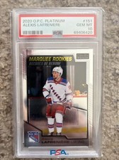 2020-21 O-Pee-Chee Platinum Alexis Lafreniere Rookie RC #151 PSA 10 GEM MINT