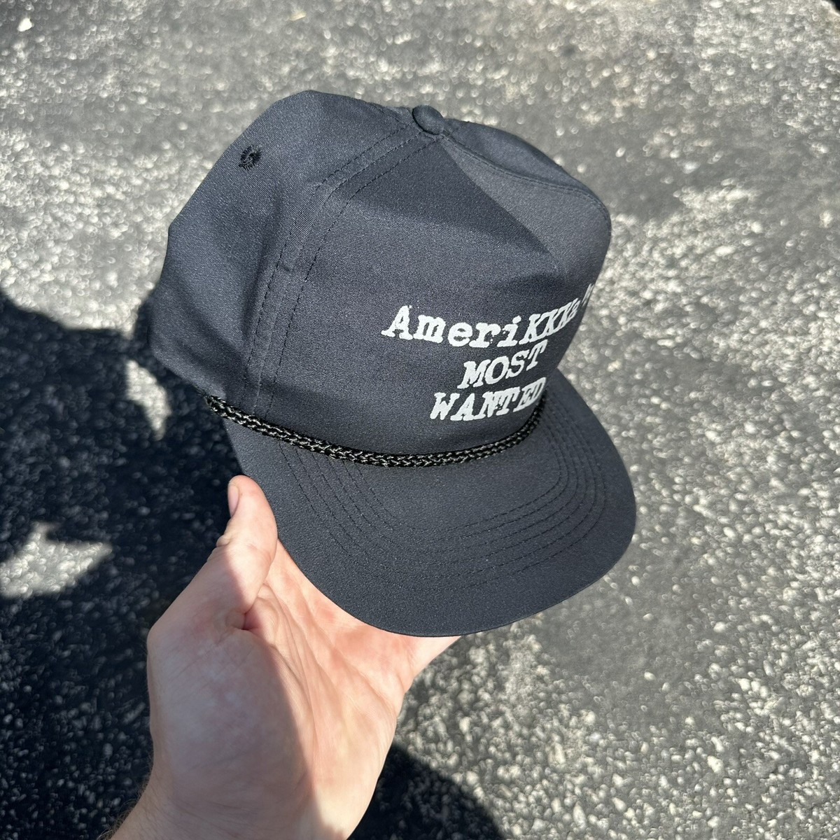 Vintage 1990s Ice Cube Amerikkka's Most Wanted SnapBack Hat Cap