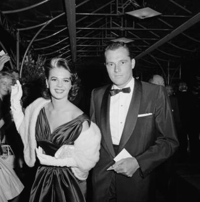 Natalie Wood American Socialite Businessman Conrad Hilton Jr Atten- Old Photo