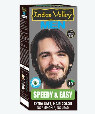 Indus Valley Speedy Easy Hair Colour For Men Organic Hair Color