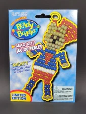 Vintage 1998 Beady Buddy's Bead Kit "MIGHTY" The Super Bear Limited Edition!
