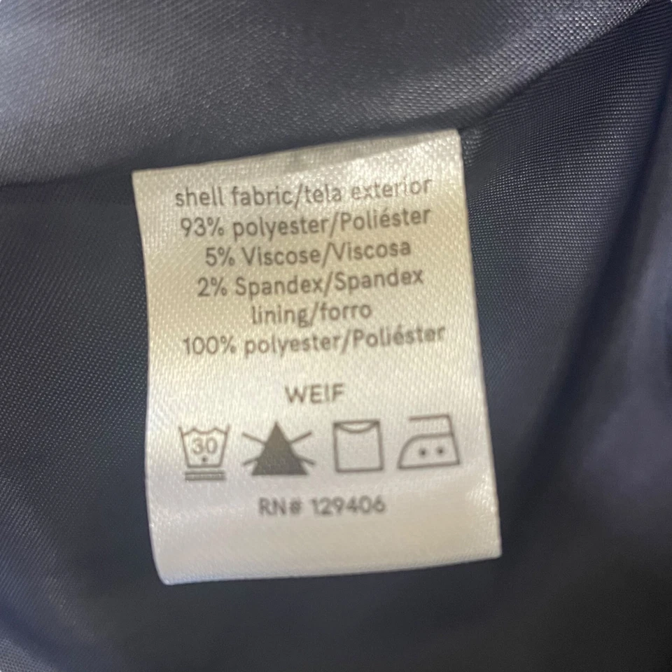 Casaco Longo Azul Marinho com Zíper Assimétrico Venus 2 Chic para Mulheres Elegantes - Imagem 3 de 4