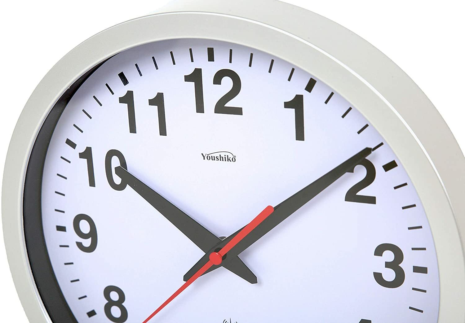 Youshiko Radio Control Wall Clock (Official UK & Ireland Version) 25cm ...