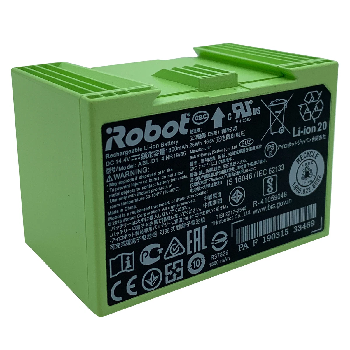 Forældet Visum Næste ABL-D1 Battery for iRobot Roomba i3 i4 i7 e5 7150 7550 5150 e5158 e5154 e6  e6198 | eBay