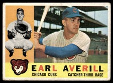1960 Topps Earl Averill (MK) Chicago Cubs #39