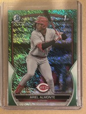 Ariel Almonte 2023 Bowman Chrome Prospects #BCP-78 Green Shimmer /99