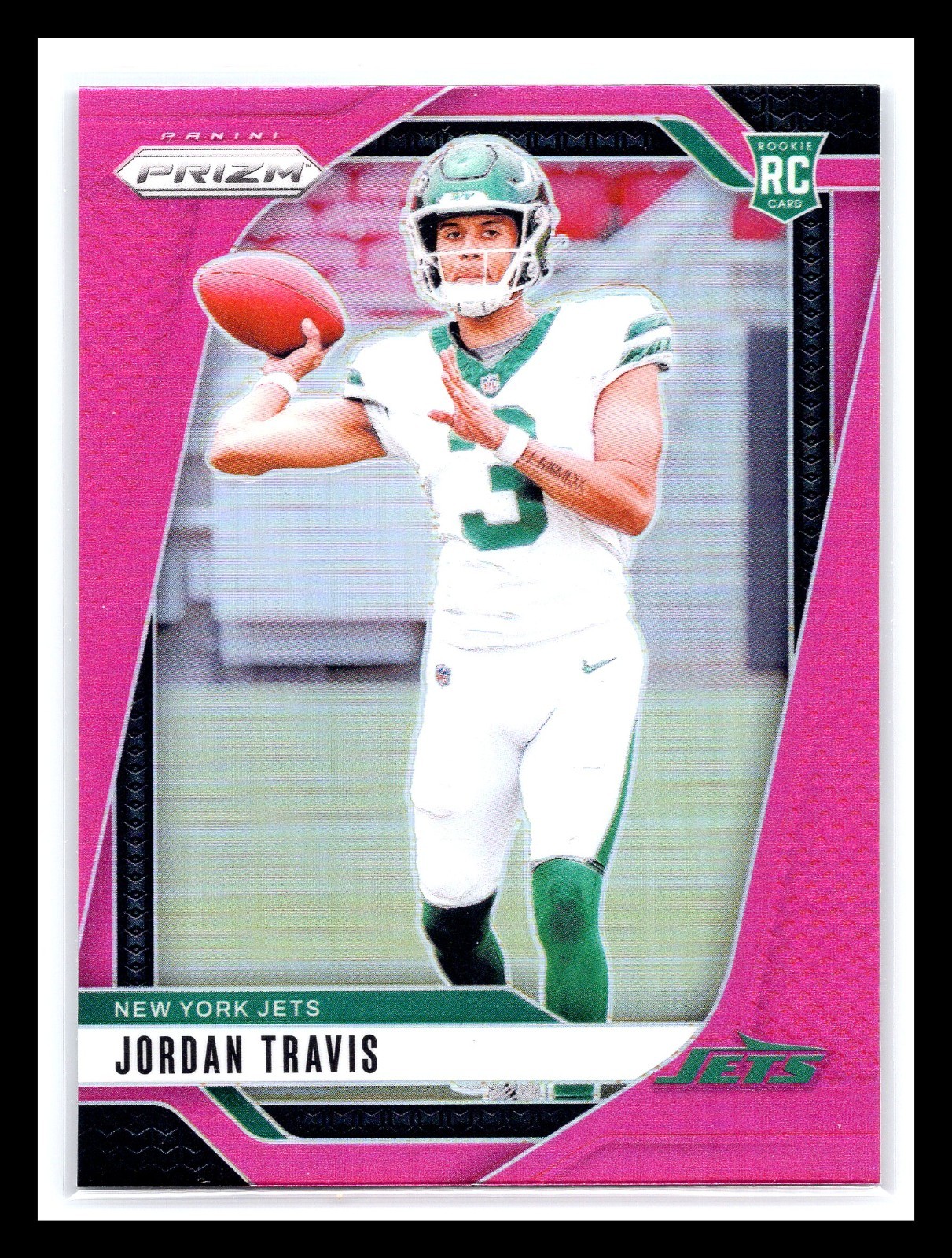 2024 Prizm Jordan Travis RC Pink Rookie #359 Jets