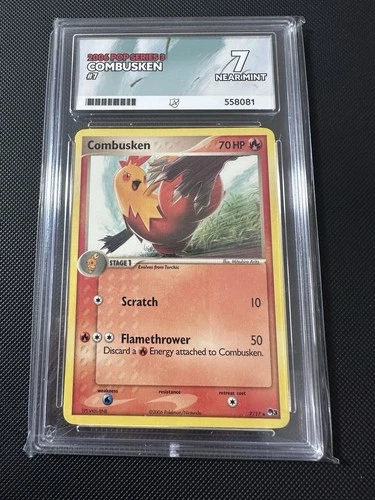 Pokémon TCG Combusken Pop Series Promos 3 7 Regular Uncommon Ace 7 Not PSA