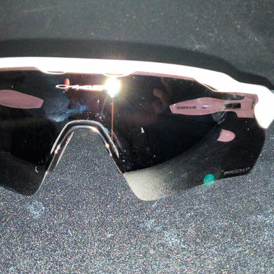 Oakley Radar EV Path 009208 Sunglasses White Frame Prizm Black Polarized Lens