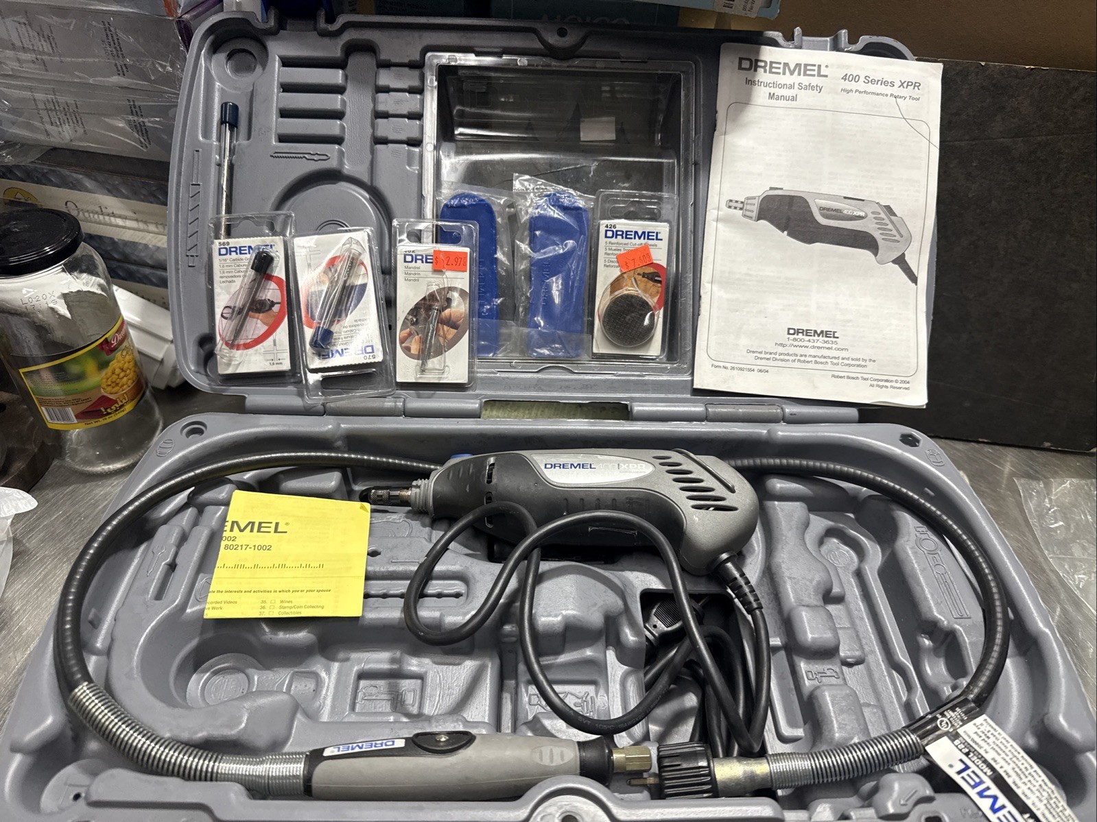 Dremel 400 XPR Variable Speed Rotary Tool Kit with Accessories and Storage Case