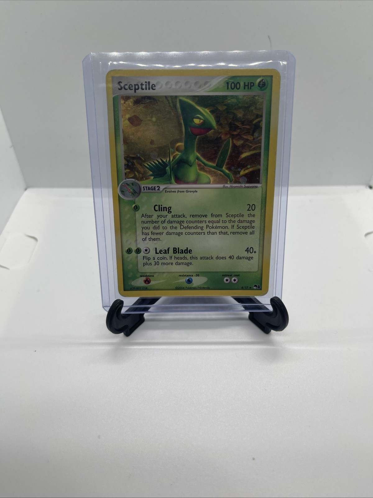 TCG POKEMON SCEPTILE HOLO 4/17 POP SERIES 1
