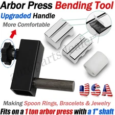 For Silverware Arbor Press Bending Tool Kit On One Ton Arbor Press w/ a 1" Shaft