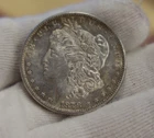 1878 S US Morgan Silver Dollar $1 Nice AU+ (Nice Toning).