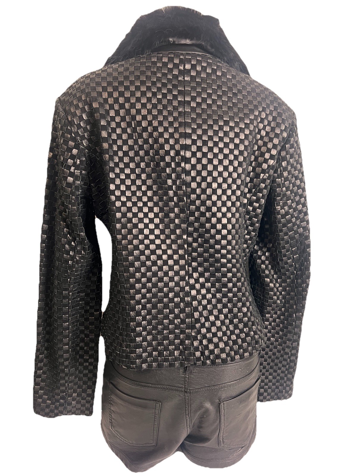 MARVIN RICHARDS Authentic Leather Jacket Black Ra… - image 9