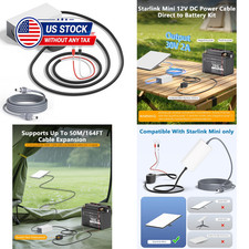 Starlink Mini 12V Battery Adapter with Switch 12V-24V to 30V 2A Step Up