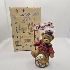 New 1999 Cherished Teddies Lanny Charter Member 4.5" Figurine bear SOLDIERMI
