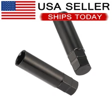 2pcs Black Socket Key Tool for 7 spline Lug Nuts | 19mm, 3/4", 21mm, 13/16" C