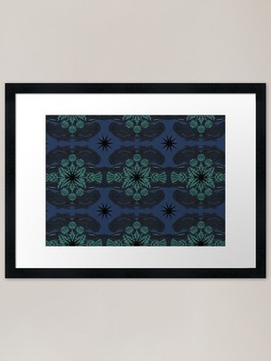 Thistle Teach Them Green Gerahmtes Kunst Gerahmtes Wandbild Poster Leinwanddruck Bild