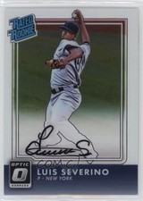 2016 Panini Donruss Optic Rated Rookies Signatures Luis Severino Auto 12xs
