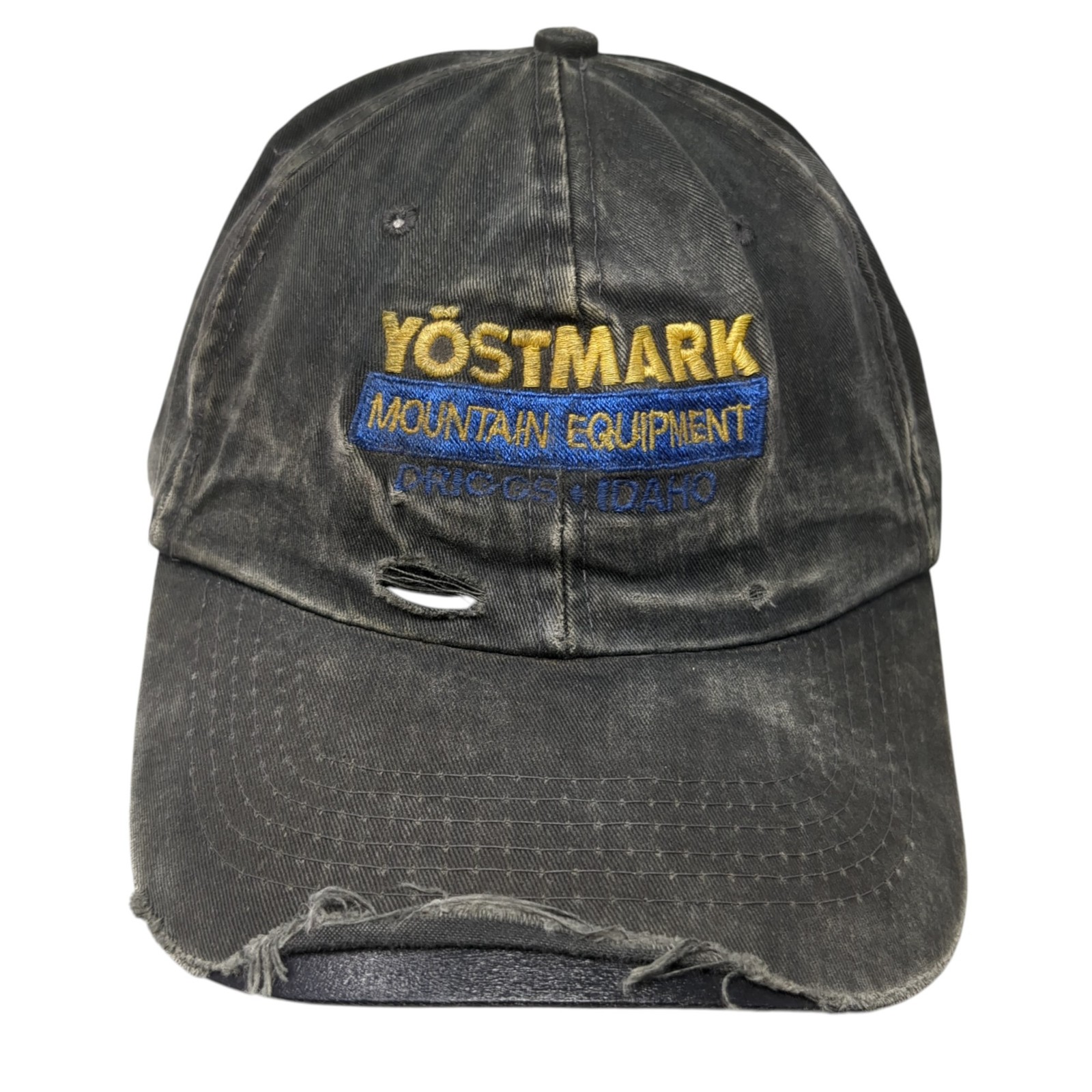 Slideback Hat Gray One Size Embroidered