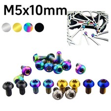 Disco freno bici MTB titanio rotore porta borraccia torx viti M5x10mm