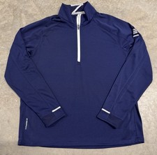 Zero Restriction Golf 1/4 Zip Men s Lg Navy B...