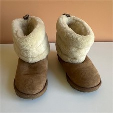 UGG Shearling Bootie Brown Kids US 1