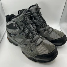 Hi-Tec Ht Ravus Mid Waterproof Lace Up Hiking Outdoor Mens 10 Gray Casual Boots