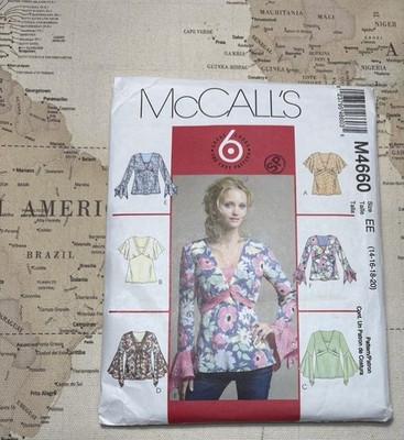 McCalls Pattern/Patron M4660 EE 6 Great Looks, 1 Easy Pattern Misses' Twinset