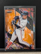 Jung-Hoo Lee 2024 Topps Finest Uncommon #180 Oil Spill Orange Refractor /20 (RC)