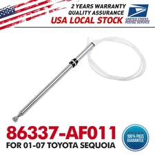 One New Silver AM/FM Antenna Mast High-quality OEM 8633735111 For Toyota Sequoia