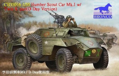 Bronco Models 1/35 Humber Scout Car Mk.I mit Zwillingen K-Gun
