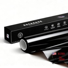 2026 Ultra Vinyl Wrap for Cars 12 in x 10FT - Self 12 IN x 10FT Gloss Black
