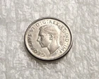 Canada 1944 10 Cents George VI. Silver VF CA618