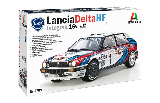 Italeri 4709 - 1:12 Lancia Delta HF Integrale 16V - New