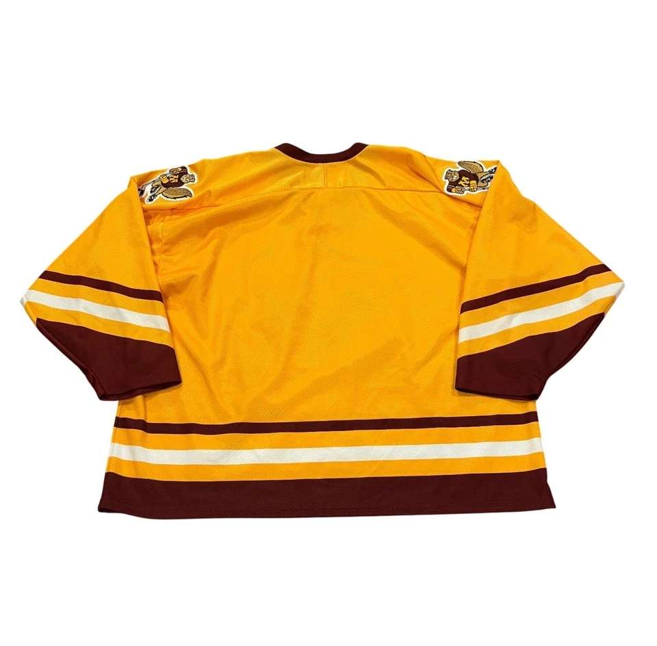 Vintage 2005-2006 Easton Minnesota Golden Gophers Alternate Hockey Jersey 2XL - Image 2 of 4