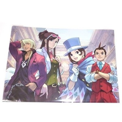 Ace Attorney Apollo Justice 15th Anniversary Clear File Trucy Klavier Ema Skye