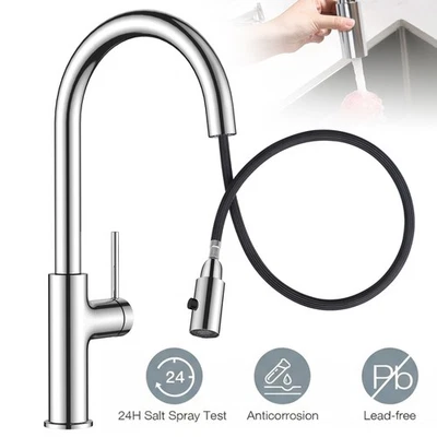 MARKENLOS Edelstahl Wasserhahn Küchenarmatur 360° Küche Einhand Mischbatterie Spültisch